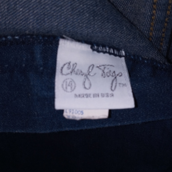 Vintage Cheryl Tiegs Pleated Jeans Size 8 - Picture 5 of 6